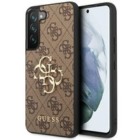 Etui Guess GUHCS23S4GMGBR S23 S911 brązowy/brown hardcase 4G Big Metal Logo Case