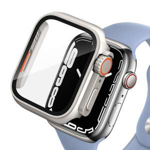 Etui Tech-protect Defense360 Apple Watch 7 / 8 (45 mm) Titanium/orange Case