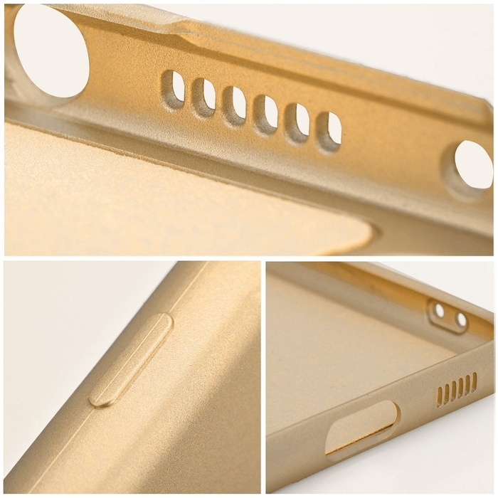 Etui Futerał METALLIC do HONOR X7A złoty Case