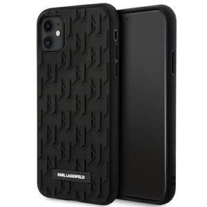 Etui Karl Lagerfeld Klhcn61rupklpk iPhone 11 / Xr 6.1" Hardcase Czarny/black 3d Monogram Case