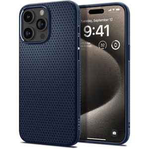 Etui iPhone 15 Pro Max Spigen Liquid Air Navy Blue Case