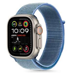 TECH-PROTECT NYLON APPLE WATCH 6 / 7 / 8 / 9 / 10 / SE / ULTRA 1 / 2 (44 / 45 / 46 / 49 MM) BABY BLUE