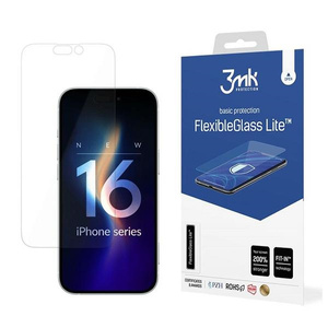 3MK FlexibleGlass Lite iPhone 16 Plus Szkło Hybrydowe Lite