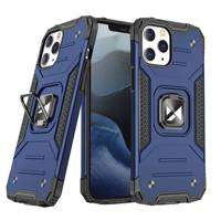 Etui Wozinsky Ring Armor etui iPhone 14 Pro pancerny pokrowiec uchwyt magnetyczny ring niebieskie Case