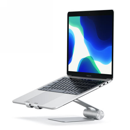 Satechi R1 Aluminum Hinge Holder Foldable Stand - aluminiowa składana podstawka do MacBook/iPad (silver)