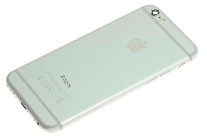 Oryginalny Korpus Obudowa Klapka Baterii APPLE iPhone 6 GNIAZDO A1586 Silver NOWY