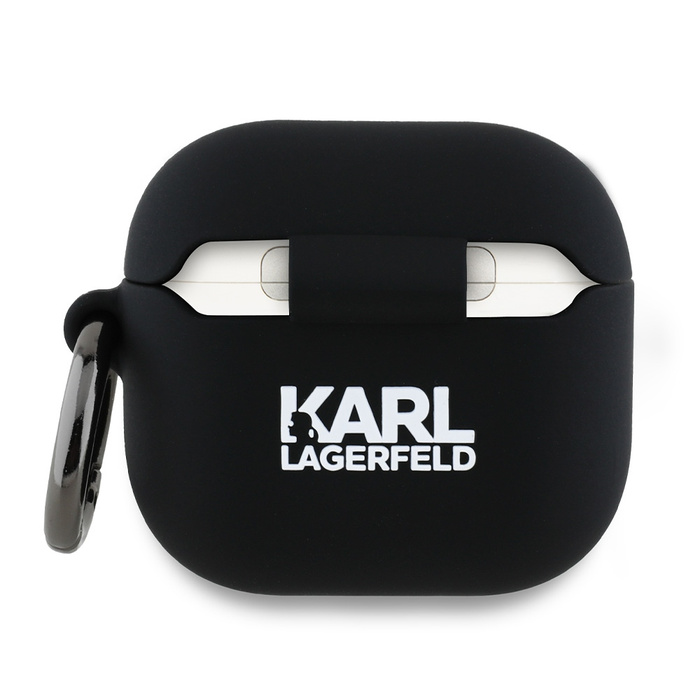 Karl Lagerfeld KLA4RUNCHK AirPods 4       cover czarny/black Silicone Choupette Head 3D