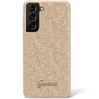 Etui Guess GUHCS23SHGGSHD S23 S911 złoty/gold hard case Glitter Script Case