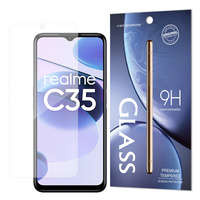 Tempered Glass szkło hartowane 9H Realme C35 (opakowanie – koperta)