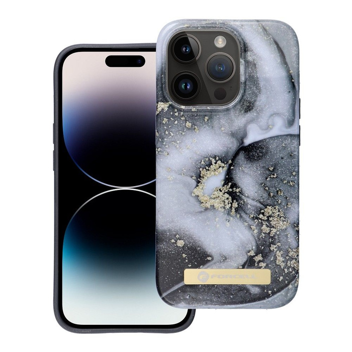 FORCELL F-PROTECT Mirage futerał kompatybilny z MagSafe do IPHONE 14 Pro marble mist