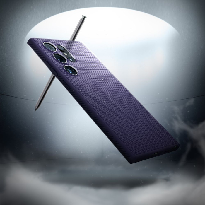 Etui Spigen Liquid Air Samsung Galaxy S24 Ultra Deep Purple Case