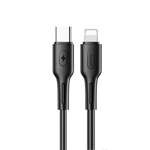 Kabel USAMS USB-C Apple Lightining U43 30W PD 1.2m Czarny