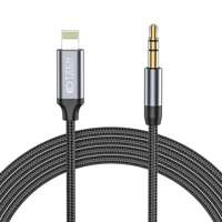 KABEL TECH-PROTECT ULTRABOOST LIGHTNING TO AUX MINI JACK 3.5MM CABLE 100CM BLACK