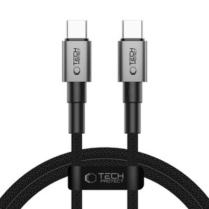 TECH-PROTECT ULTRABOOST DNA TYPE-C CABLE PD60W/3A 100CM IRON GREY