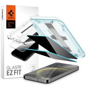 SZKŁO HARTOWANE SPIGEN GLAS.TR ”EZ FIT” 2-PACK GALAXY S24 PRIVACY