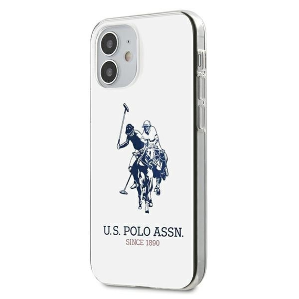 Etui US POLO Apple iPhone 12 Mini Shiny Big Logo USHCP12STPUHRWH Biały Case