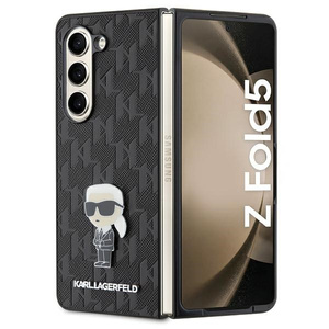 Etui Oryginalne Etui KARL LAGERFELD Hardcase KLHCZFD5SAPKINPK do Samsung Galaxy Fold 5 (Saffiano Mono IK PIN / czarny) Case