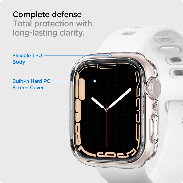 Etui Spigen Ultra Hybrid Apple Watch 7 / 8 / 9 (45 Mm) Crystal Clear Case