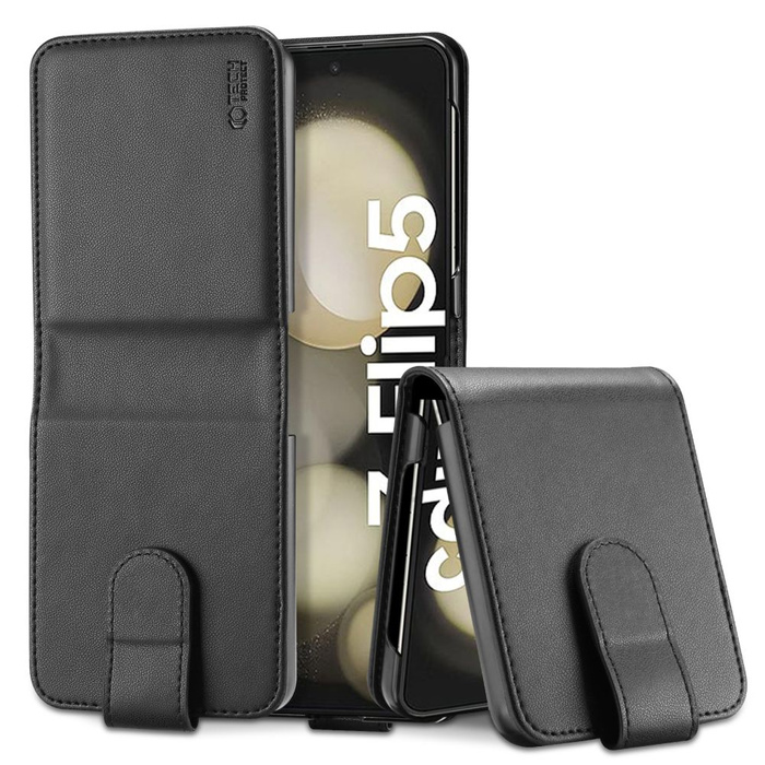 Etui Tech-protect Wallet Galaxy Z Flip 5 Black Case