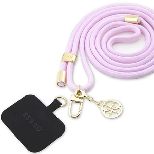 Pasek Guess GUOUCNMG4EU Universal CBDY Cord pasek liliowy/lila Nylon 4G Metal Charm