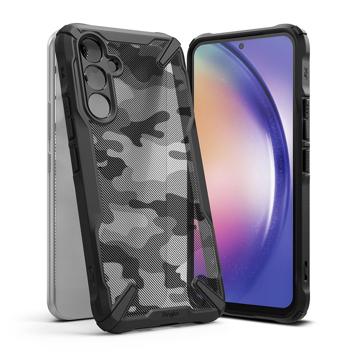 RINGKE FUSION X GALAXY A54 5G CAMO BLACK