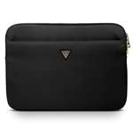 Torba GUESS Laptop 13 Sleeve Nylon Triangle Logo Czarny