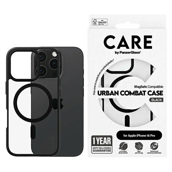 Etui CARE by PanzerGlass Flagship Urban Case iPhone 16 Pro 6,3" MagSafe 1358