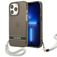 Etui GUESS Apple iPhone 13 13 Pro Translucent Stap Czarny Hardcase