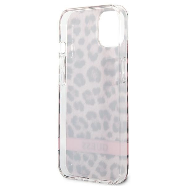 Etui GUESS Apple iPhone 13 Mini Leopard Różowy Hardcase