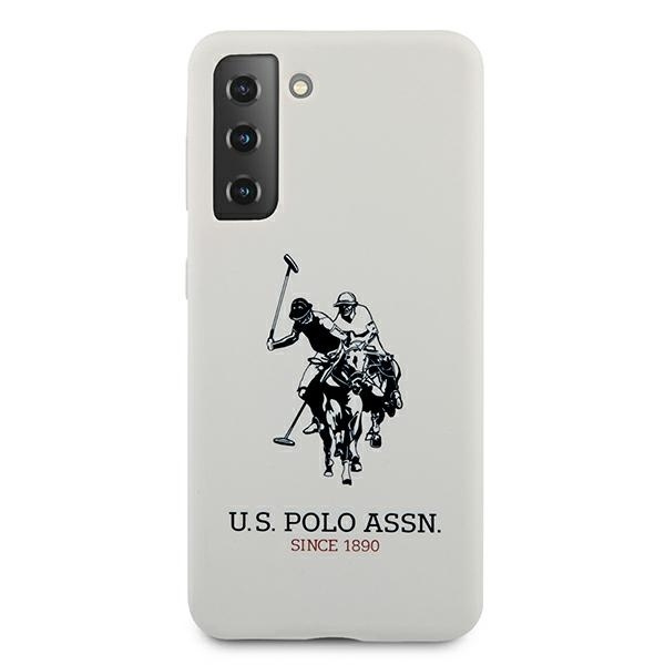 Etui US POLO Samsung Galaxy S21 Silicone Logo USHCS21SSLHRWH Biały Case