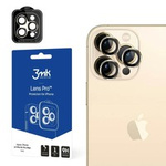 3MK Lens Protection Pro iPhone 14 Pro / 14 Pro Max złoty/gold Ochrona na obiektyw aparatu z ramką montażową 1szt.