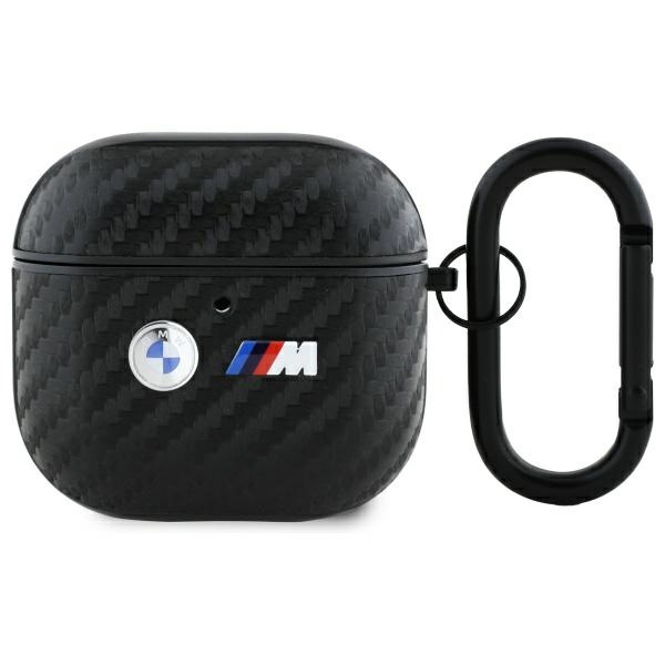 BMW BMA4WMPUCA2 AirPods 4 cover           czarny/black Carbon Double Metal Logo