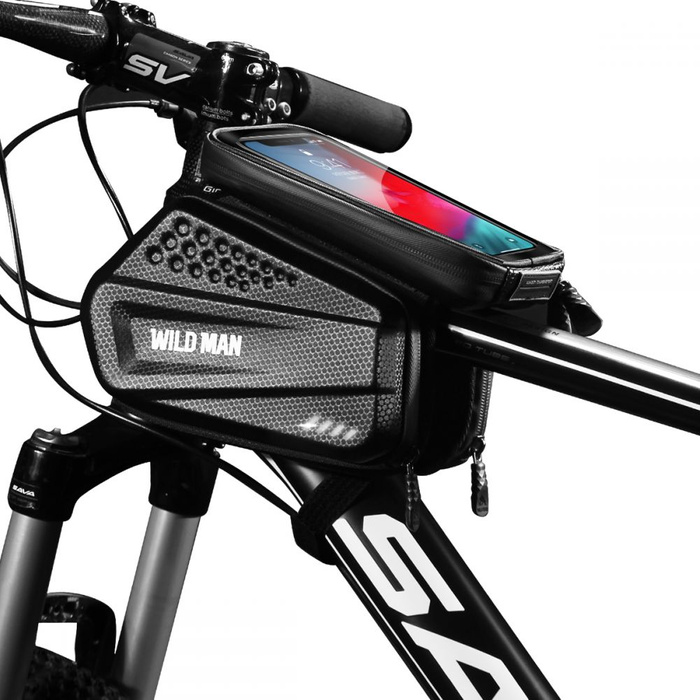 ETUI SAKWA WILDMAN HARDPOUCH BIKE MOUNT ”XXL” BLACK CZARNE CASE