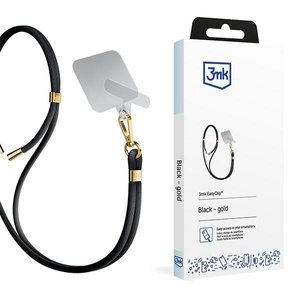 3MK EasyClip Black (gold) Smycz do telefonu