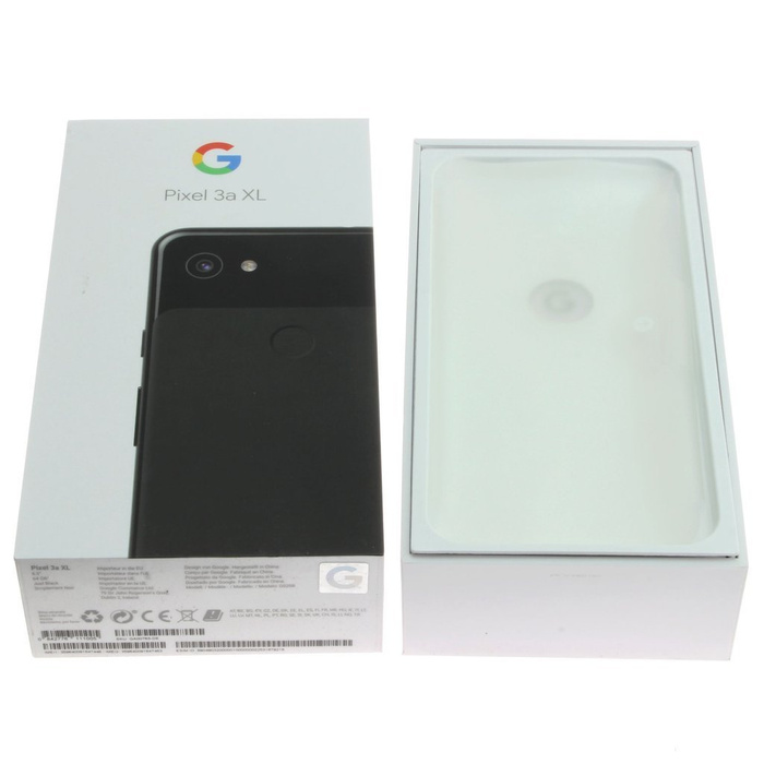 PUDEŁKO Google Pixel 3a XL Just Black 64GB Oryginalne EU 2 Pin