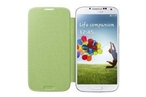 Futerał SAMSUNG Galaxy S4 SIV I9500 I9505 Pokrowiec Flip Etui EF-FI950BGEST1 Lime Limonkowy