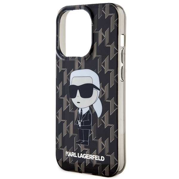 Etui Karl Lagerfeld KLHCP15LHNKMKLK iPhone 15 Pro 6.1" transparent hardcase Monogram Ikonik Case