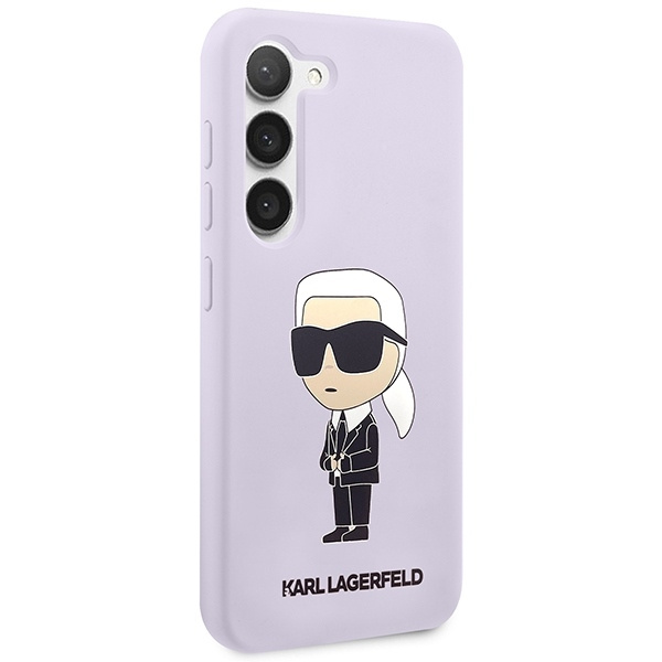 Etui Karl Lagerfeld Silicone Nft Ikonik - Etui Samsung Galaxy S23 Plus (fioletowy) Case