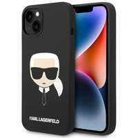 Etui KARL LAGERFELD Apple iPhone 14 Plus Silicone Karl`s Head Czarny Hardcase