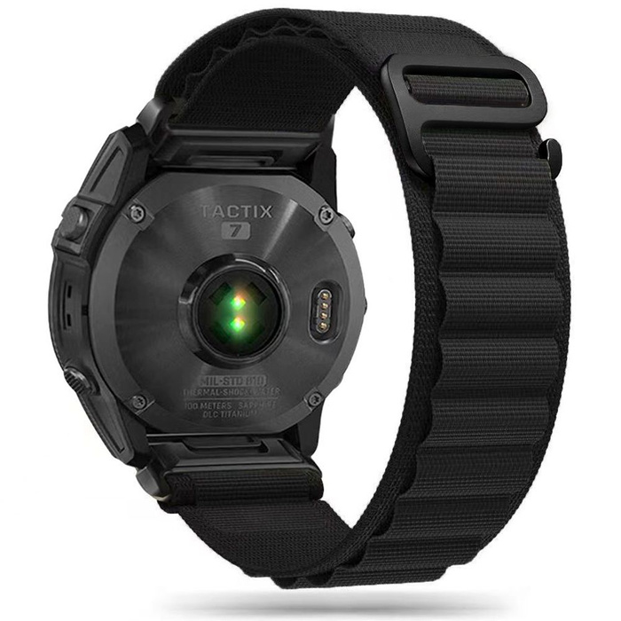 Pasek Tech-protect Nylon Pro Garmin Fenix 3 / 5x / 3hr / 5x Plus / 6x / 6x Pro / 7x Black