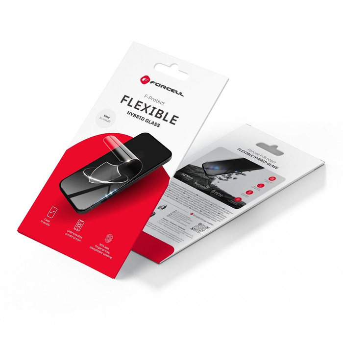 Forcell Flexible Nano Glass - szkło hybrydowe do iPhone 15 Plus