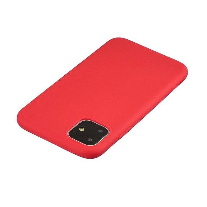 Silicone Case elastyczne silikonowe etui pokrowiec iPhone 11 Pro czerwony