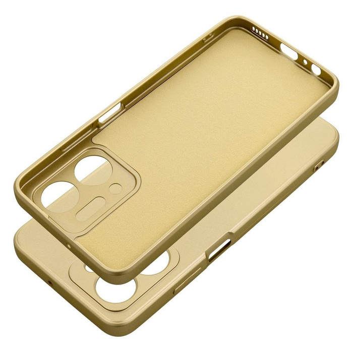 Etui Futerał METALLIC do HONOR X7A złoty Case