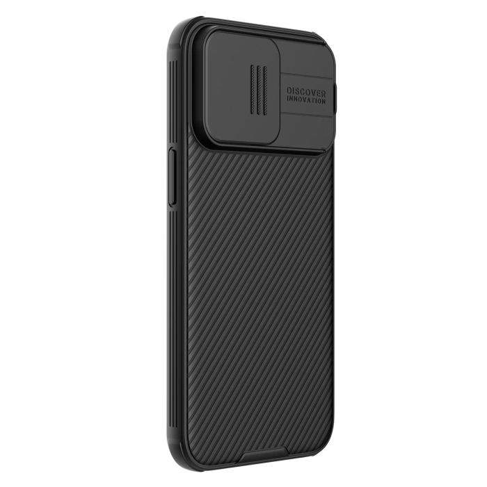 Pancerne etui Nillkin CamShield Pro Magnetic Case do iPhone 15 Pro Max z osłoną na aparat - czarne