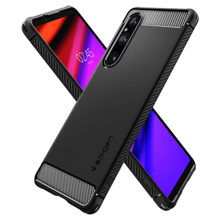 Etui Spigen Rugged Armor Sony Xperia 1 V Matte Black Case