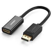 Ugreen przejściówka kabel przewód z DisplayPort (męski) na HDMI (żeński) (jednokierunkowy) 1080P 60Hz 12bit czarny (40362)