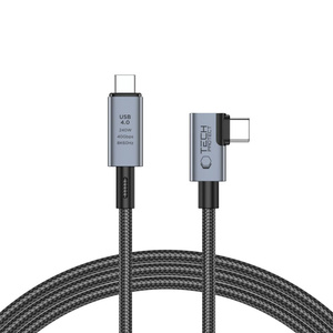 TECH-PROTECT ULTRABOOST MAX ”L” USB 4.0 8K 40GBPS TYPE-C CABLE PD240W 150CM GREY