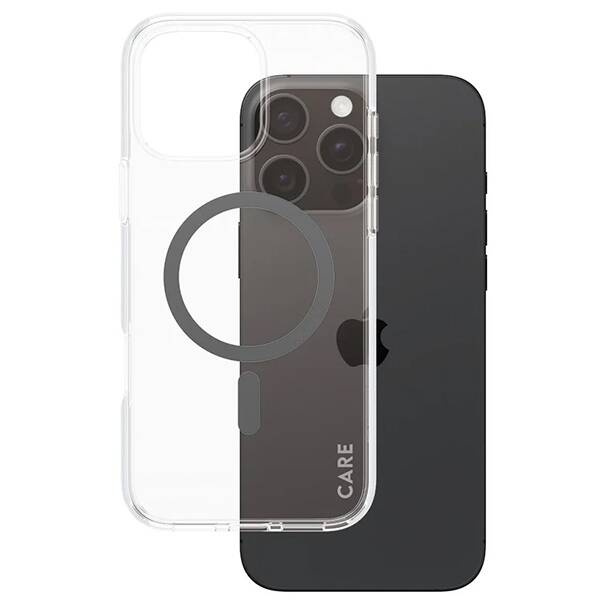 Etui CARE by PanzerGlass Flagship Case iPhone 16 Pro Max 6,9" czarny/black MagSafe 1348