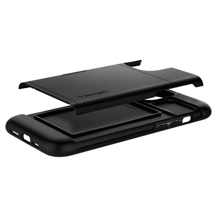 Etui SPIGEN Slim Armor Cs iPhone 12 12 Pro Black Czarne Case