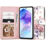 Etui Tech-protect Wallet Samsung Galaxy A55 5g Blossom Flower Case